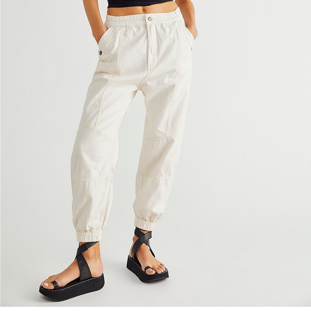 NWT Free People black Revival joggers